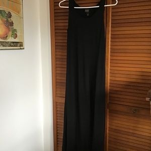 Eileen Fisher petite small maxi dress Black sleeveless…. runs large..stretchy
